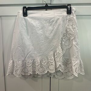 White skirt